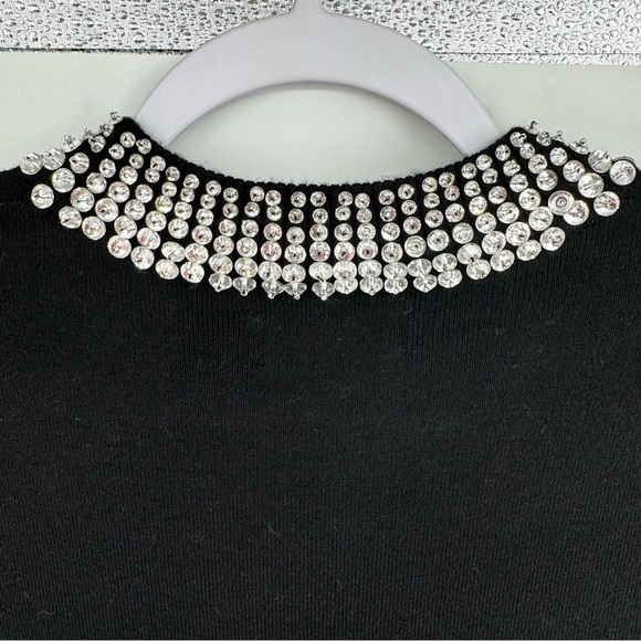 NWT Love Token Rhinestone Detail Sweater Midi Dress Size XS - Picture 10 of 12